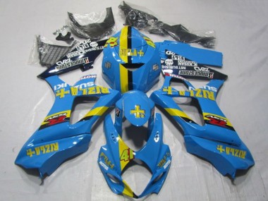 Compra Carenados Moto Suzuki GSXR 1000 2007-2008 - Azul Amarillo Negro Rizla 41