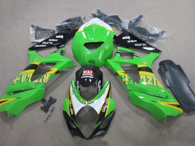 Compra Carenados Moto Suzuki GSXR 1000 2007-2008 - Verde Blanco Amarillo Negro Rizla Q8 Oils