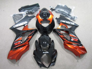 Compra Carenado Moto Suzuki GSXR 1000 2007-2008 - Negro Brillante Naranja