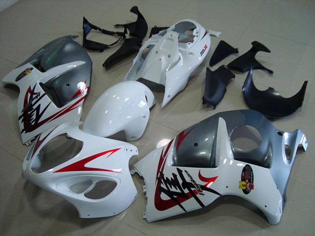 Compra Carenados Moto Suzuki GSXR 1300 Hayabusa 1996-2007 - Blanco Rojo Gris Mate