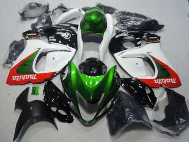 Compra Carenados Moto Suzuki GSXR 1300 Hayabusa 2008-2020 - Blanco Verde Rojo Makita