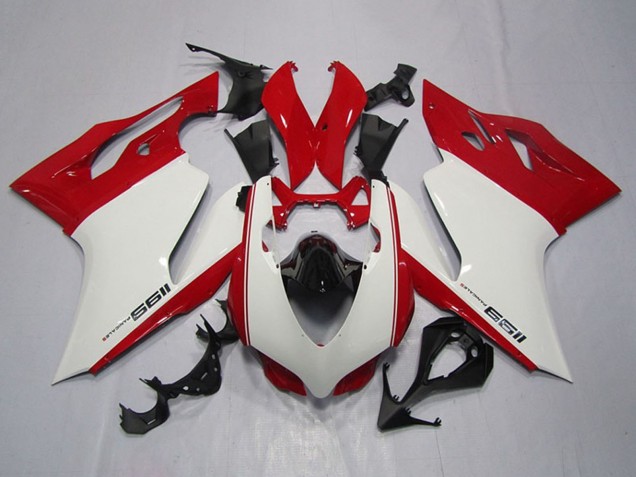 Compra Carenados Moto Ducati 1199 2011-2014 - Blanco Rojo Negro