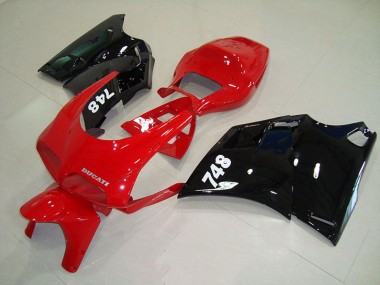 Compra Carenados Moto Ducati 748 1993-2005 - Rojo Negro Brillante