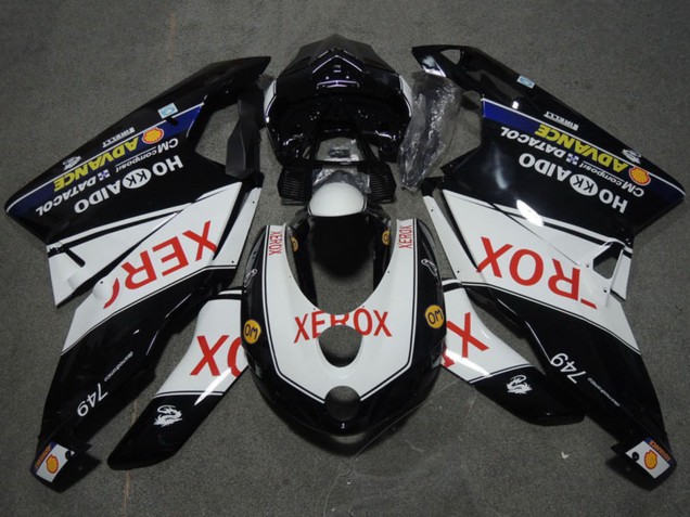 Compra Carenados Moto Ducati 749 2005-2006 - Blanco Negro Brillante Rojo Xerox