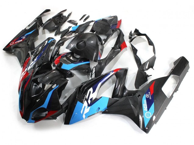 Compra Carenados Moto BMW S1000RR 2015-2016 - Azul Rojo FibraCarbono