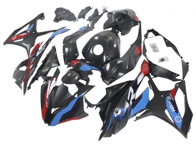 Compra Carenados Moto BMW S1000RR 2023-2024 - Azul Rojo FibraCarbono