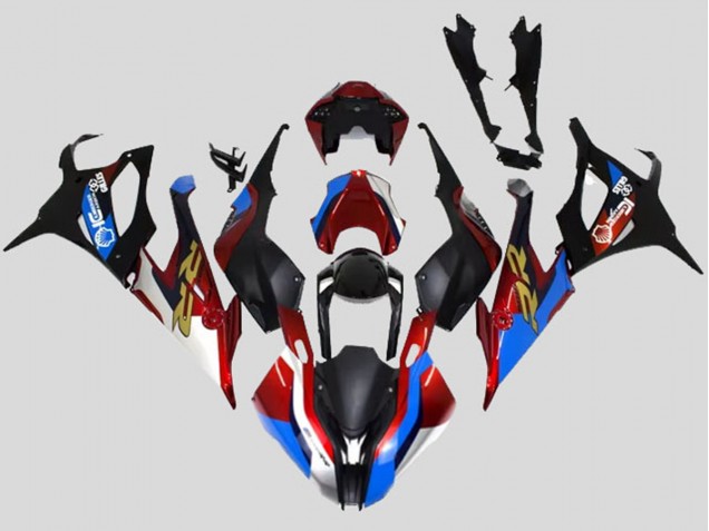 Compra Carenados Moto BMW S1000RR 2019-2022 - Negro Azul Rojo Oro EstiloCarrera