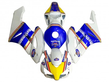 Compra Carenados Moto Honda CBR1000RR 2004-2005 - Blanco Azul Amarillo Rothmans