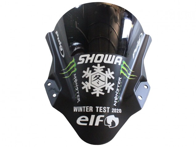 Compra Carenados Moto Kawasaki EX400 2018-2024 - Negro Mate Verde Monstruo Showr Nieve