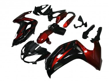 Compra Carenados Moto Kawasaki EX650 2012-2016 - Rojo Negro Brillante