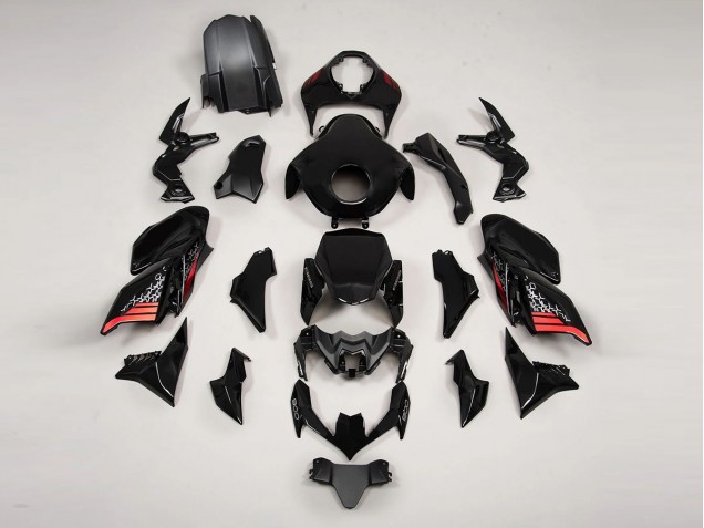 Compra Carenados Moto Kawasaki Z900 2020-2024 - Negro Rojo