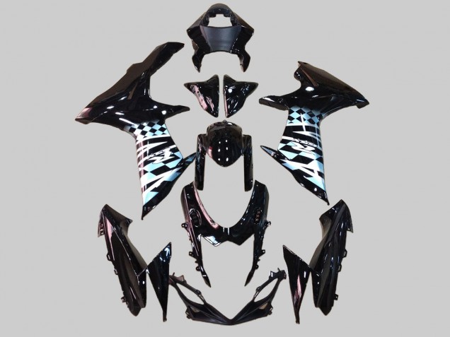 Compra Carenados Moto Suzuki GSXR 600/750 2011-2024 - Negro Brillante Blanco