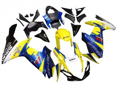 Compra Carenados Moto Suzuki GSXR 600/750 2011-2024 - Amarillo Azul Blanco Negro Corona Extra Alstare