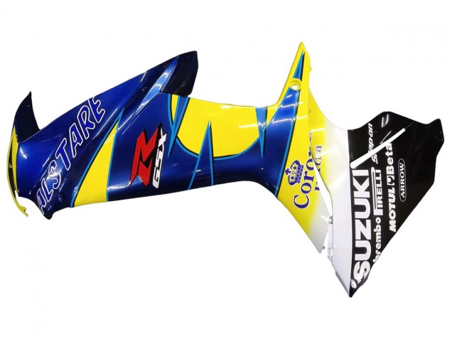 Compra Carenados Moto Suzuki GSXR 600/750 2011-2024 - Amarillo Azul Blanco Negro Corona Extra Alstare