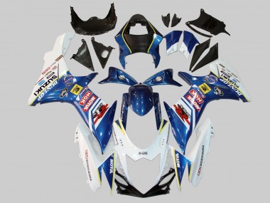 Compra Carenados Moto Suzuki GSXR 600/750 2011-2024 - Blanco Azul Rojo Amarillo Motul Dunlop