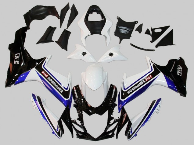 Compra Carenados Moto Suzuki GSXR 600/750 2011-2024 - Blanco Azul Negro Alstare