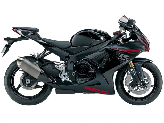 Compra Carenados Moto Suzuki GSXR 600/750 2011-2024 - Negro Mate Rojo