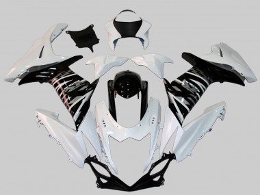 Compra Carenado Moto Suzuki GSXR 600/750 2011-2024 - Blanco Negro Brillante