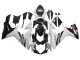 Compra Carenados Moto Suzuki GSXR 600/750 2011-2024 - Blanco Negro Brillante