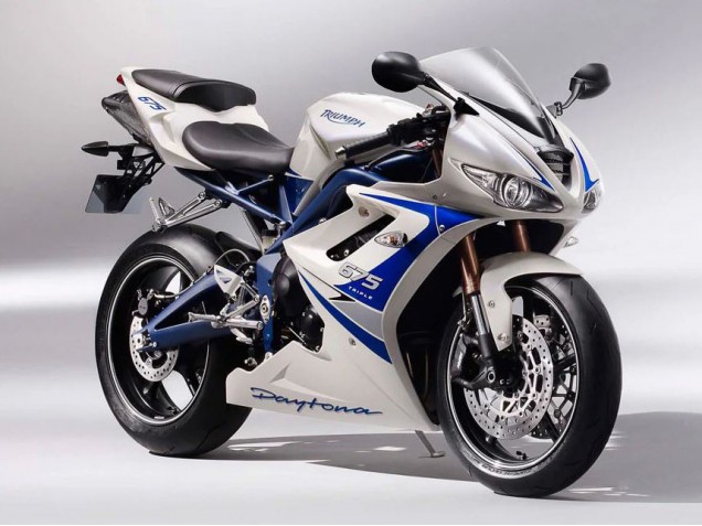 Compra Carenados Moto Triumph Daytona 675 2006-2008 - Plata Blanco Azul