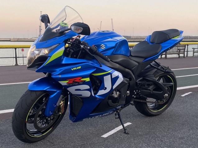 Compra Carenados Moto Suzuki GSXR 1000 2009-2016 - Azul Verde Blanco