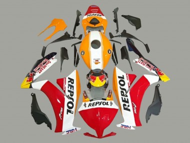 Compra Carenados Moto Honda CBR1000RR 2012-2016 - Blanco Naranja Rojo Amarillo HRC Repsol