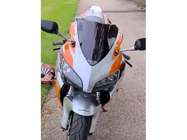 Compra Carenados Moto Honda CBR1000RR 2006-2007 - Plata Naranja