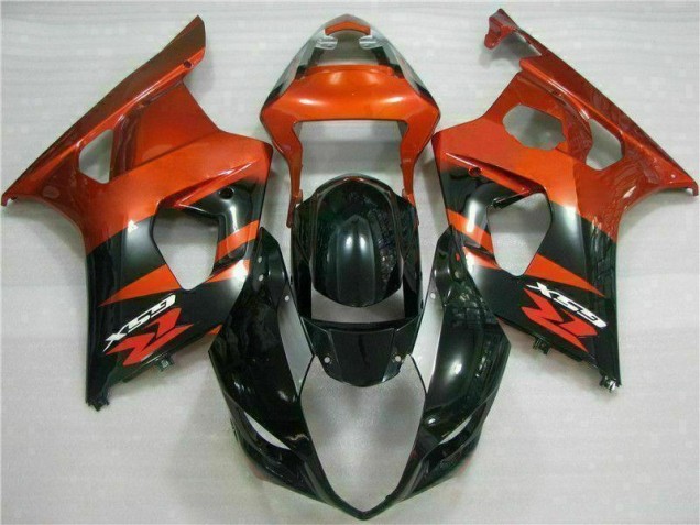 Marrón Negro Carenado Moto & Plástico Suzuki GSXR 1000 K3 03-04 Marrón Negro Carenado Moto & Plástico Suzuki GSXR 1000 K3 03-04