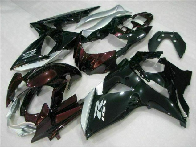 Marrón Negro Kits Completo Carenado Moto ABS Suzuki GSXR 1000 K9 09-16 Marrón Negro Kits Completo Carenado Moto ABS Suzuki GSXR 1000 K9 09-16