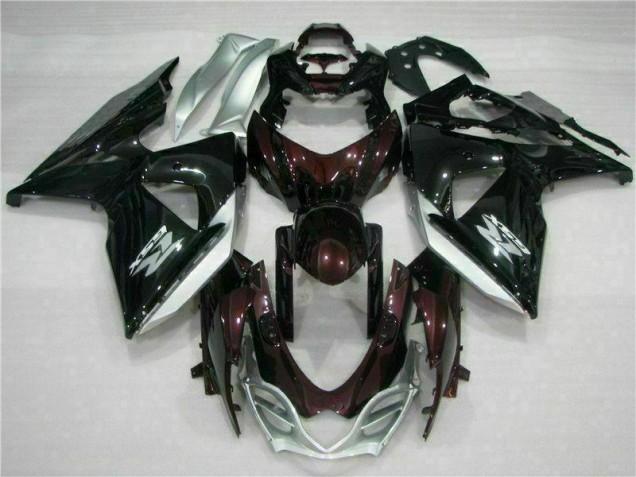 Marrón Negro Kits Completo Carenado Moto ABS Suzuki GSXR 1000 K9 09-16 Marrón Negro Kits Completo Carenado Moto ABS Suzuki GSXR 1000 K9 09-16