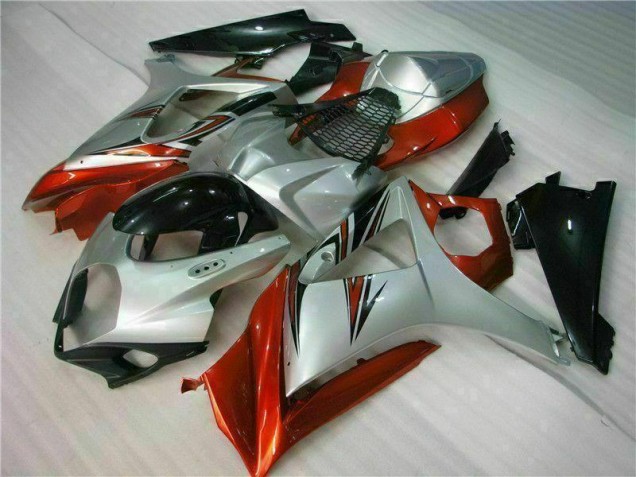 Marrón Plata Carenado Moto Suzuki GSXR 1000 K7 07-08 Marrón Plata Carenado Moto Suzuki GSXR 1000 K7 07-08