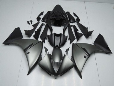 Mate Gris Negro Carenado Moto Yamaha R1 12-14