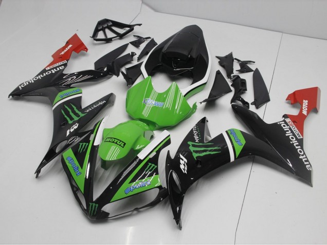 Monster Verde Carenado Moto Yamaha R1 04-06 Monster Verde Carenado Moto Yamaha R1 04-06
