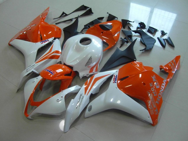 Naranja Blanco Perla Carenado Moto Honda CBR 600 RR 09-12 Naranja Blanco Perla Carenado Moto Honda CBR 600 RR 09-12