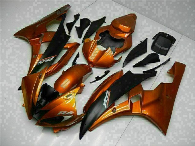 Naranja Carenado Moto Yamaha R6 06-07 Naranja Carenado Moto Yamaha R6 06-07
