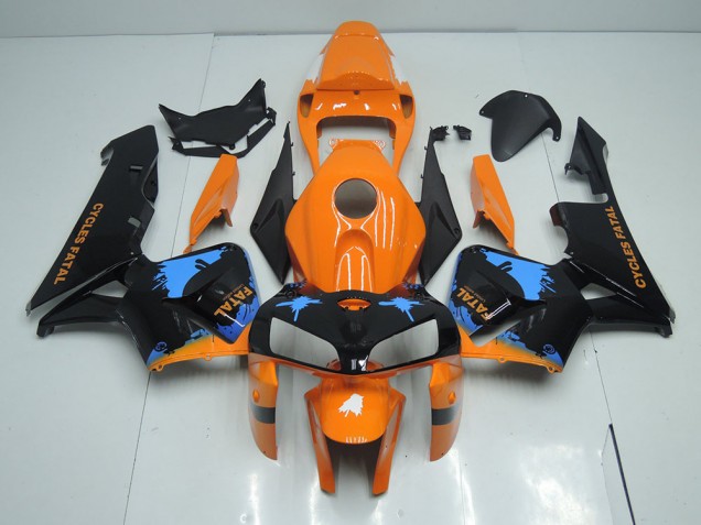 Naranja Negro ABS Kits Carenado Moto Honda CBR 600 RR 05-06 Naranja Negro ABS Kits Carenado Moto Honda CBR 600 RR 05-06