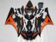 Naranja Negro ABS Moto Plástica Yamaha R6 06-07 Naranja Negro ABS Moto Plástica Yamaha R6 06-07