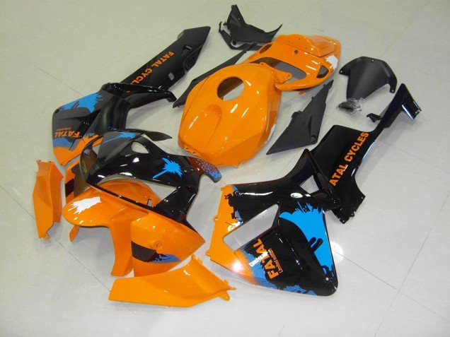 Naranja Negro ABS Moto Plástico Honda CBR 600 RR 05-06 Naranja Negro ABS Moto Plástico Honda CBR 600 RR 05-06
