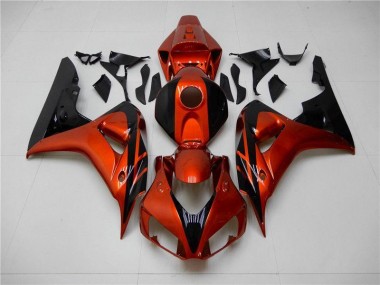 Naranja Negro Carenado Moto Honda CBR 1000 RR 06-07