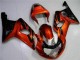 Naranja Negro Carenado Moto Suzuki GSXR 1000 K1 00-02 Naranja Negro Carenado Moto Suzuki GSXR 1000 K1 00-02