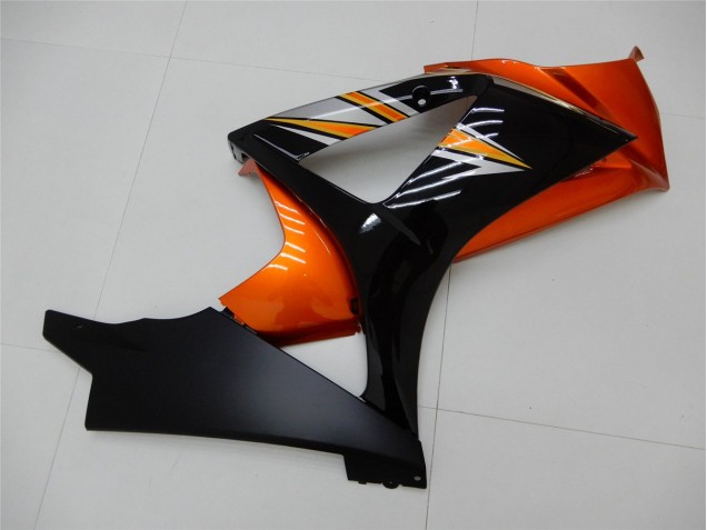 Naranja Negro Carenado Moto Suzuki GSXR 1000 K7 07-08 Naranja Negro Carenado Moto Suzuki GSXR 1000 K7 07-08