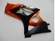 Naranja Negro Carenado Moto Suzuki GSXR 1000 K7 07-08 Naranja Negro Carenado Moto Suzuki GSXR 1000 K7 07-08
