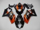 Naranja Negro Carenado Moto Suzuki GSXR 1000 K7 07-08 Naranja Negro Carenado Moto Suzuki GSXR 1000 K7 07-08