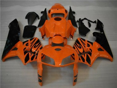 Naranja Negro Kits Carenado Moto Honda CBR 600 RR 05-06