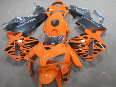 Naranja Negro Plástica Moto Honda CBR 600 RR 05-06