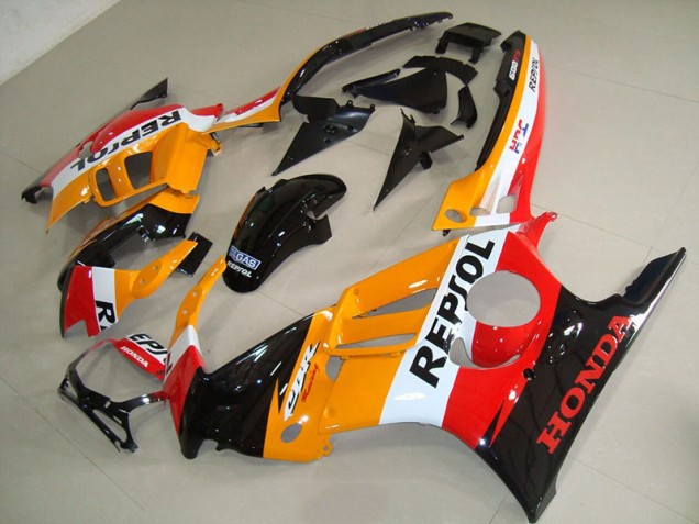 Naranja Negro Repsol Carenado Moto Honda CBR 600 F3 95-98 Naranja Negro Repsol Carenado Moto Honda CBR 600 F3 95-98