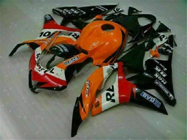 Naranja Negro Repsol Kit Carenado Inyección Honda CBR 600 RR 07-08