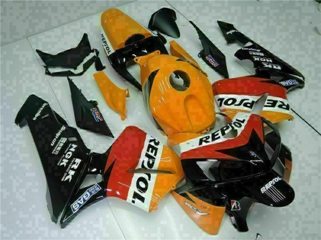 Naranja Negro Repsol Kit Carenado Moto Honda CBR 600 RR 05-06 Naranja Negro Repsol Kit Carenado Moto Honda CBR 600 RR 05-06
