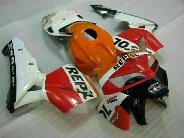 Naranja Negro Repsol Kit Completo Carenado Moto Honda CBR 600 RR 05-06 Naranja Negro Repsol Kit Completo Carenado Moto Honda CBR 600 RR 05-06