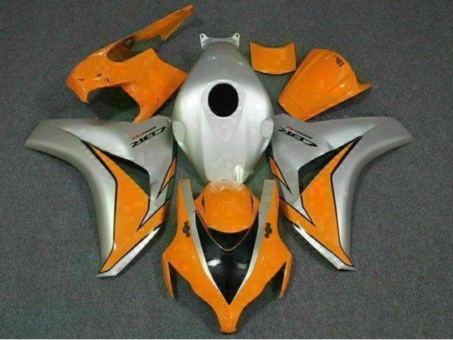 Naranja Plata Kit Carenado Moto Honda CBR 1000 RR 08-11 Naranja Plata Kit Carenado Moto Honda CBR 1000 RR 08-11